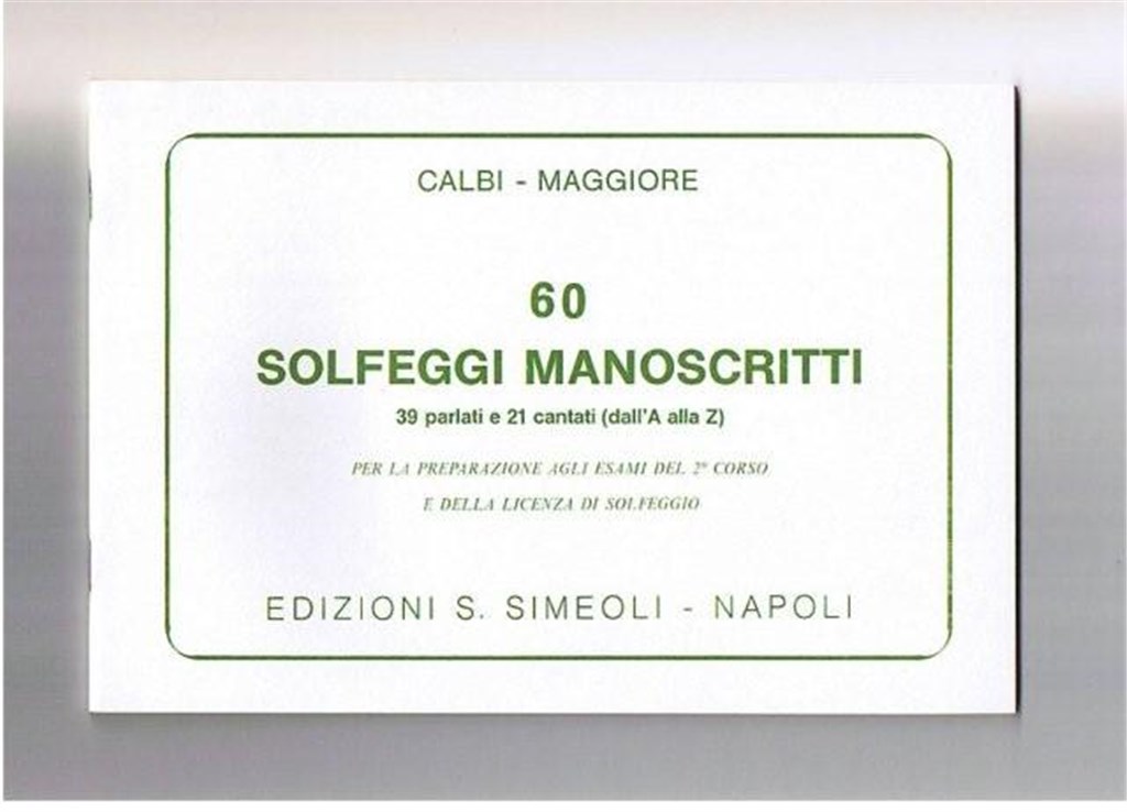 Solfeggi Manoscritti (60)